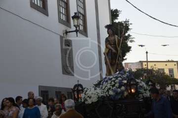 Misa y procesión de San Juan Bautista por el casco antiguo de Telde (Foto TA)